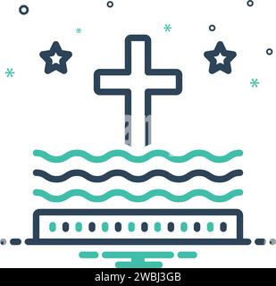 Symbol für Liturgie, Ritual Stock Vektor