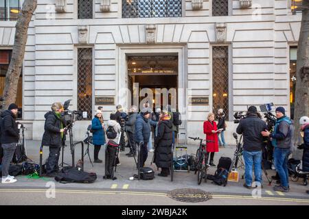 London, England, Großbritannien. Januar 2024. Ort der Post-Office Public-Inquiry in Zentral-London. (Kreditbild: © Tayfun Salci/ZUMA Press Wire) NUR REDAKTIONELLE VERWENDUNG! Nicht für kommerzielle ZWECKE! Stockfoto