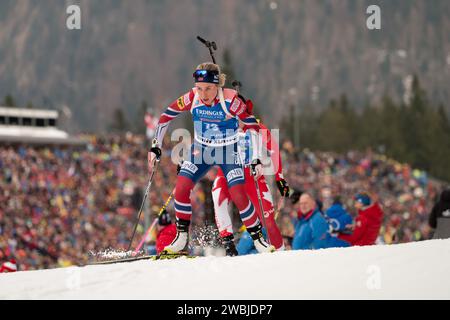 ECKHOFF Tiril NOR Biathlon Weltcup 15 KM der Frauen in Ruhpolding, Deutschland am 11.01.2018 Stockfoto