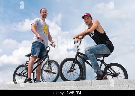 BMX Radsport in Wetzlar, Deutschland am 16.06.2018 Stockfoto