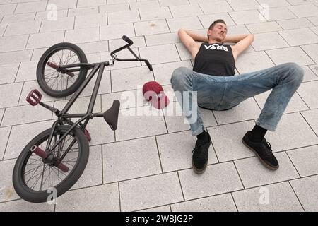 BMX Radsport in Wetzlar, Deutschland am 17.06.2018 Stockfoto