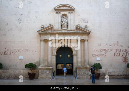 Concatedral de San Nicolás de Bari ad Alicante, Spagna Stockfoto