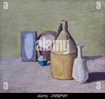 Natura Morta - olio su tela - Giorgio Morandi - 1946 - Mailand, Museo del Novecento Stockfoto