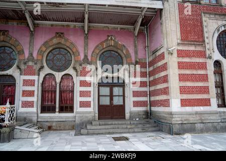 Blick auf den Bahnhof istanbul Orient Express Sirkeci Stockfoto