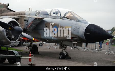 Britischer Tornado-Jet. Elvington Air Museum. York. Stockfoto