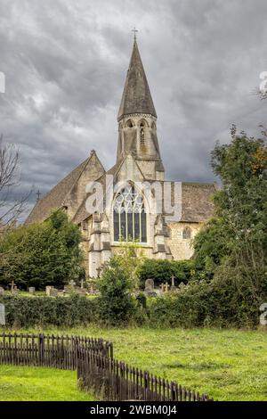 Die Kirche der Verkündigung, römisch-katholische Kirche aus dem 19. Jahrhundert, St. Mary's Hill, Inchbrook, Stroud, Gloucestershire, Vereinigtes Königreich Stockfoto