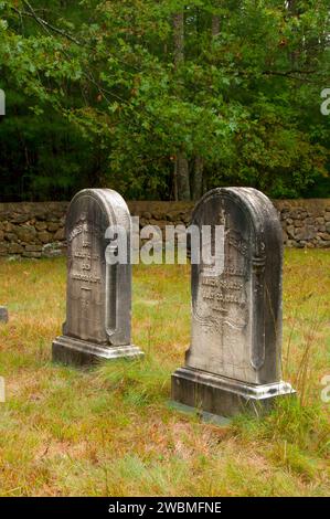 Hazard Friedhof, West Greenwich, Rhode Island Stockfoto