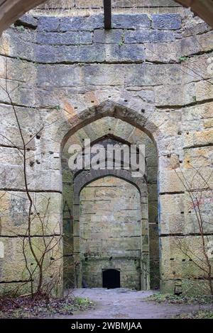 Eine Wanderung rund um das Dunmore Park Estate und dann entlang des neuen Küstenwegs von Dunmore nach South Alloa. Stockfoto