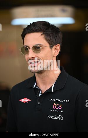 Mexiko-Stadt, Mexiko. Januar 2024. 1// - Mitch Evans, Jaguar TCS Racing während der Formel E Runde 1 – Mexico City E-Prix in Mexico City, Mexiko. (Foto: Sam Bagnall/Motorsport Images/SIPA USA) Credit: SIPA USA/Alamy Live News Stockfoto