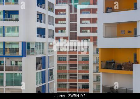 Moderne Apartments und Wohnungen Stockfoto