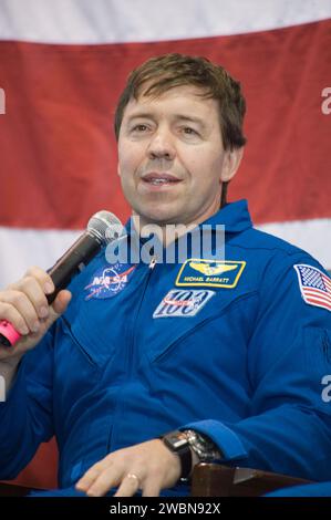 Die STS-133-Crew-Rückkehrzeremonie zum Ellington Field. Foto: 10. März 2011. Lage: Ellington Field - Hangar 276. Stockfoto