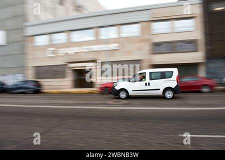 Die mit einem Auto durchgeführte fotografische Abwischtechnik Stockfoto