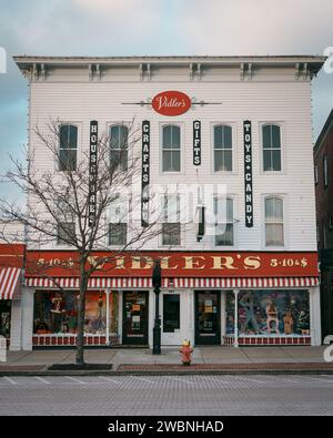 Vidlers 5 & 10 Vintage-Schild, East Aurora, New York Stockfoto