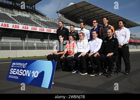 Mexiko-Stadt, Mexiko. Januar 2024. 1// - Teamleiter der Formel E während der Formel E Runde 1 – Mexiko-Stadt E-Prix in Mexiko-Stadt, Mexiko. (Foto: Sam Bagnall/Motorsport Images/SIPA USA) Credit: SIPA USA/Alamy Live News Stockfoto