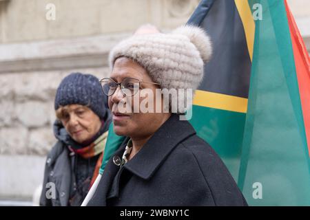 Rom, Italien. Januar 2024. Nosipho Nausica Jean Ngcaba, südafrikanischer Botschafter in Italien (Foto: Matteo Nardone/Pacific Press/SIPA USA) Credit: SIPA USA/Alamy Live News Stockfoto