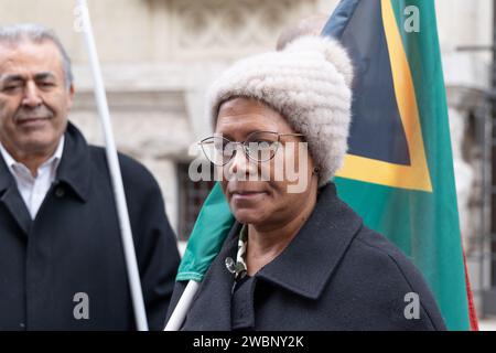 Rom, Italien. Januar 2024. Nosipho Nausica Jean Ngcaba, südafrikanischer Botschafter in Italien (Foto: © Matteo Nardone/Pacific Press via ZUMA Press Wire) NUR ZUR REDAKTIONELLEN VERWENDUNG! Nicht für kommerzielle ZWECKE! Stockfoto