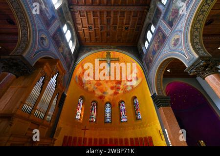 Bern, Schweiz - 13. August 2022: Dreifaltigkeitskirche Bern, Schweiz Stockfoto