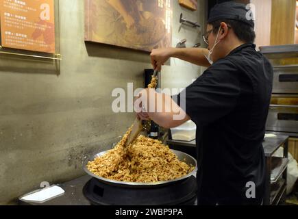 Eine süße Nussbonbons in Juelin Nuts in der Dihua Straße in Taipeh, Taiwan. Stockfoto