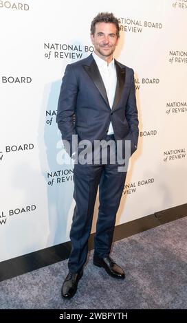 New York, New York, USA. Januar 2024. Bradley Cooper nimmt am 11. Januar 2024 an der Gala der National Board of Review Awards 2024 in der Cipriani 42nd Street in New York Teil (Foto: © Lev Radin/ZUMA Press Wire). Nicht für kommerzielle ZWECKE! Stockfoto