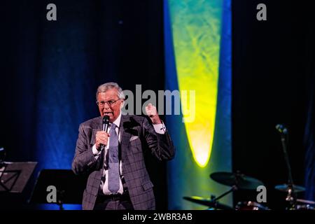 Pössneck , 110124 , Wahlkampf Landrat Chrsitian Herrgott CDU mit Wolfgang Bosbach im Bild: Wolfgang Bosbach *** Pössneck , 110124 , Wahlkampf Landrat Chrsitian Herrgott CDU mit Wolfgang Bosbach im Bild Wolfgang Bosbach Stockfoto