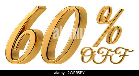 Entdecken Sie unschlagbare Rabatte mit unserer neuesten Aktion! Sichern Sie sich einen exklusiven Rabatt von 60 % – shoppen Sie jetzt und genießen Sie unglaubliche Angebote während unseres limitierten Angebots Stockfoto