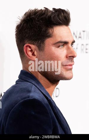 Zac Efron bei der National Board of Review Awards Gala 2024 im Cipriani 42nd Street. New York, 11.01.2024 Stockfoto