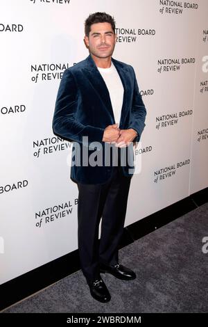 Zac Efron bei der National Board of Review Awards Gala 2024 im Cipriani 42nd Street. New York, 11.01.2024 *** Zac Efron bei der National Board of Review Awards Gala 2024 in der Cipriani 42nd Street New York, 11 01 2024 Foto:XB.xHinex/xFuturexImagex Board 4213 Stockfoto