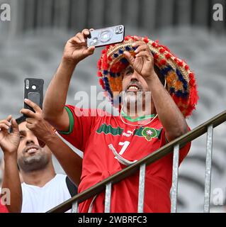 LINSE, FRANKREICH - 12. SEPTEMBER: Fans von Marokko während des internationalen Freundschaftsspiels zwischen Marokko und Burkina Faso im Stade Bollaert-Delelis am September Stockfoto