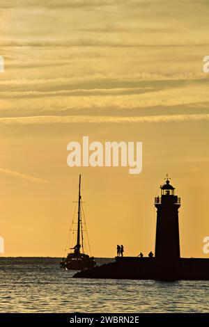 Leuchtturm von Port Andratx Stockfoto