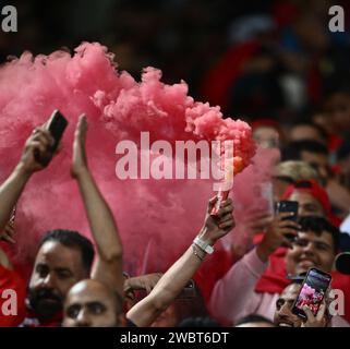 LINSE, FRANKREICH - 12. SEPTEMBER: Fans beim Internationalen Freundschaftsspiel zwischen Marokko und Burkina Faso im Stade Bollaert-Delelis am 12. September, Stockfoto