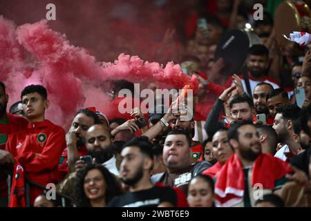 LINSE, FRANKREICH - 12. SEPTEMBER: Fans beim Internationalen Freundschaftsspiel zwischen Marokko und Burkina Faso im Stade Bollaert-Delelis am 12. September, Stockfoto