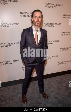 New York, Usa. Januar 2024. Will Cohen nimmt am 11. Januar 2024 an der Gala der National Board of Review Awards 2024 in der Cipriani 42nd Street in New York City, USA, Teil. (Foto von Thenews2/NurPhoto) Credit: NurPhoto SRL/Alamy Live News Stockfoto