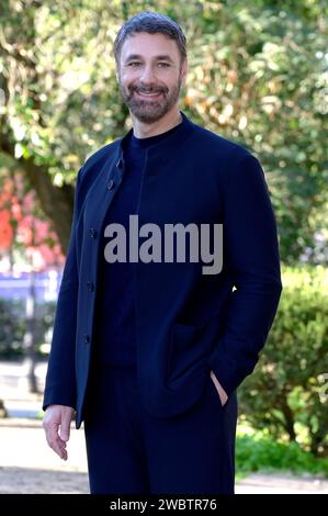 Raoul Bova beim Photocall zur Mediaset Infinity Serie 'i Fantastici 5' am Casa del Cinema. Rom, 12.01.2024 Stockfoto