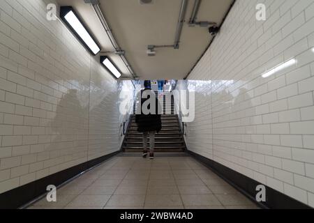 Fußgängertunnel – U-Bahn Stockfoto