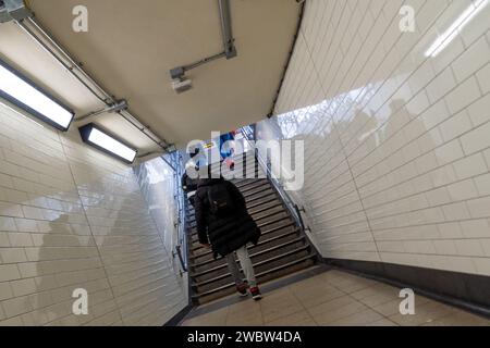 Fußgängertunnel – U-Bahn Stockfoto