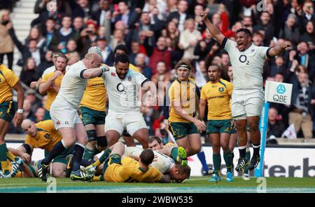 Aktenfoto vom 02.11.2013 des Englands Mako Vunipola, der seinen Rücktritt aus dem internationalen Rugby angekündigt hat. Ausgabedatum: Freitag, 12. Januar 2024. Stockfoto