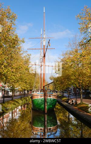 Margaretha Von Papenburg, Museumsschip Am Hauptkanal, Maritime Erlebniswelt, Papenburg, Emsland, Niedersachsen, Deutschland Stockfoto