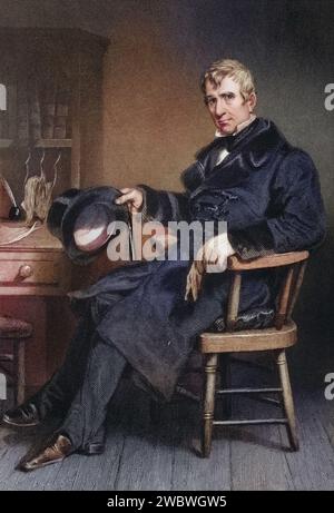 William Henry Harrison 1773 bis 1841, 9. Präsident der Vereinigten Staaten, nach einem Gemälde von Alonzo Chappel, Historisch, digital restaurierte Reproduktion von einer Vorlage aus dem 19. Jahrhundert, Datum nicht angegeben Stockfoto