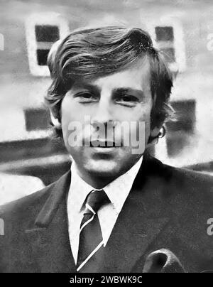 Roman Polanski. Porträt des französischen und polnischen Filmregisseurs Raymond Roman Thierry Polański (né Liebling; 1933), um 1969 Stockfoto