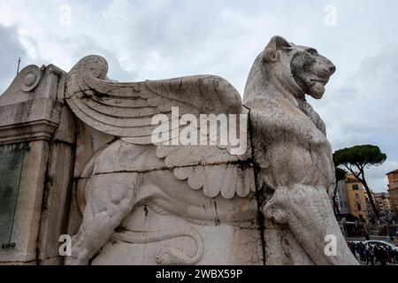 Der Altar des Vaterlandes, Victor Emmanuel II. Denkmal in Rom, Italien Stockfoto