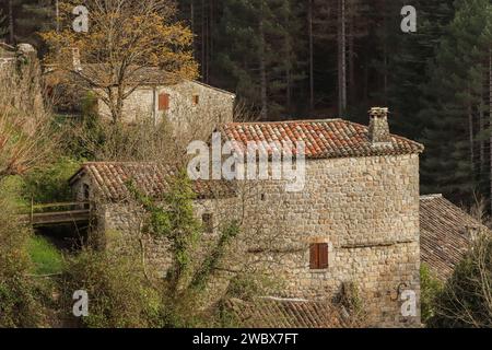 Saint-Michel-de-Boulogne im Departement Ardèche, Region Auvergne-Rhône-Alpes, Frankreich Stockfoto