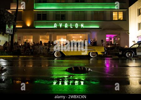 Miami, USA. Oktober 2023. Avalon Hotel am South Beach. Stockfoto