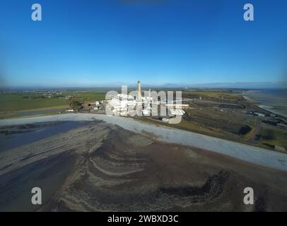 Aberthaw Power Station Aerial 360, Gileston, Vale of Glamorgan: Phillip Roberts Stockfoto