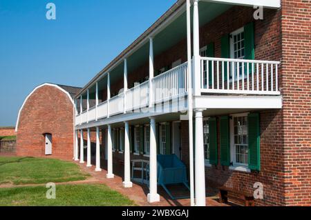 Fort-Kaserne, Fort McHenry National Monument und historischen Schrein, Maryland Stockfoto