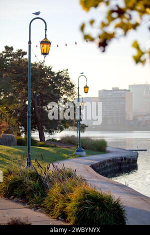 Lake Merritt Colonnade Oakland California Stockfoto