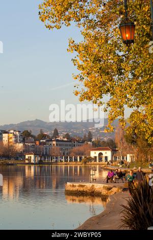 Lake Merritt Colonnade Oakland California Stockfoto