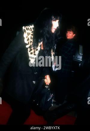 Los Angeles, Kalifornien, USA 17. November 1996 Sängerin/Schauspielerin Cher nimmt am 17. November 1996 an der Miramax „Sling Blade“ Premiere im Cineplex Odeon Showcase Cinemas in Los Angeles, Kalifornien, USA Teil. Foto: Barry King/Alamy Stock Photo Stockfoto
