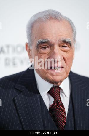 New York, Usa. Januar 2024. Martin Scorsese wird hier während der National Board of Review Awards Gala am 12. Januar 2024 in New York, USA, abgebildet. (Foto: John Nacion/NurPhoto) Credit: NurPhoto SRL/Alamy Live News Stockfoto