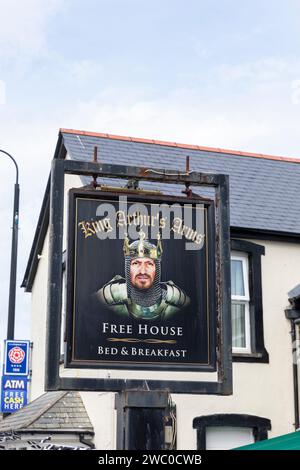 King Arthur's Arms Public House Inn, Tintagel Village, Cornwall, England, Großbritannien, 2023 Stockfoto