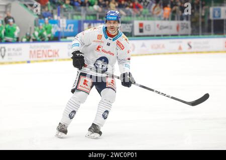 Die tschechische Eishockeylegende Jaromir Jagr, Inhaber von Rytiri Kladno, im Einsatz während der 35. Runde des tschechischen Eishockeyspiels BK Mlada Boleslav - Rytiri Stockfoto